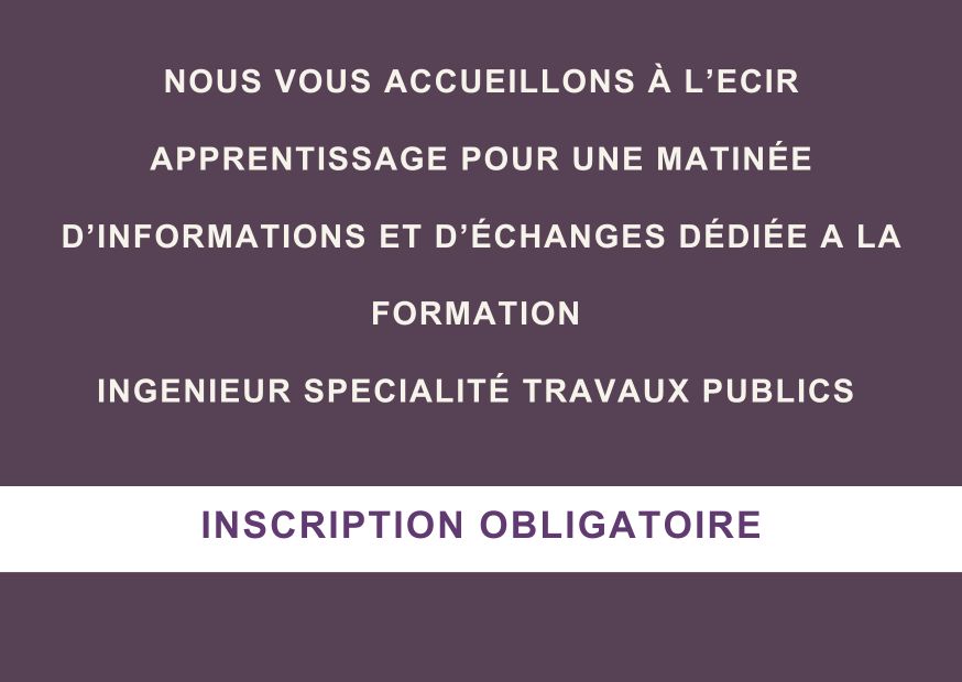 Matinée d'info
