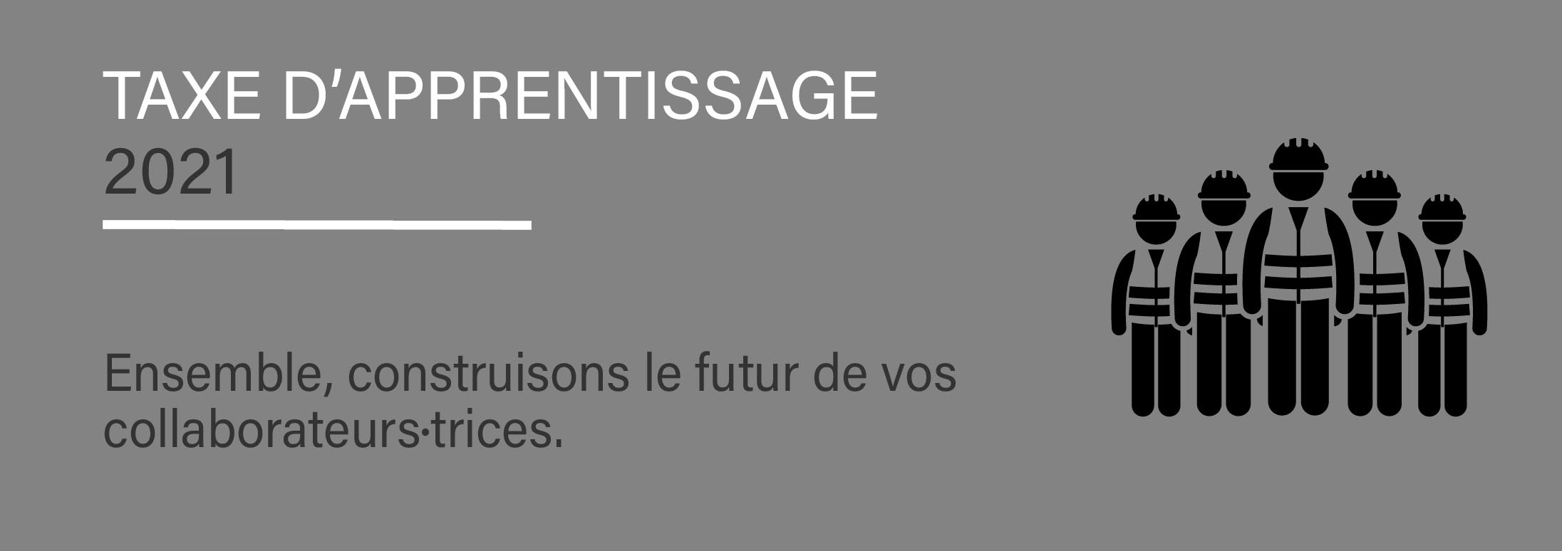 bannière taxe d'apprentissage 2021